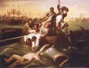 John Singleton Copley Waston and the Shark oil painting on canvas